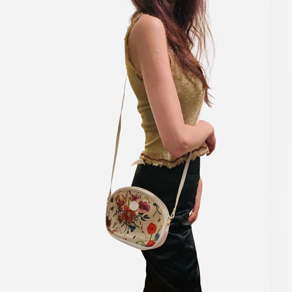 Gucci gorgeous floral shoulder crossbody bag